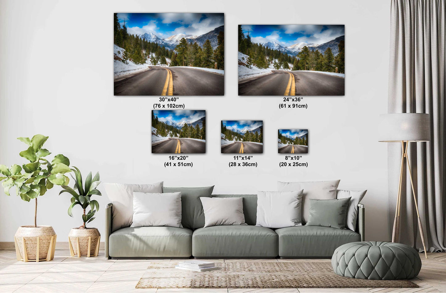 Rocky Mountains Wall Art - Mountain Landscape Canvas | Nature Photography Print