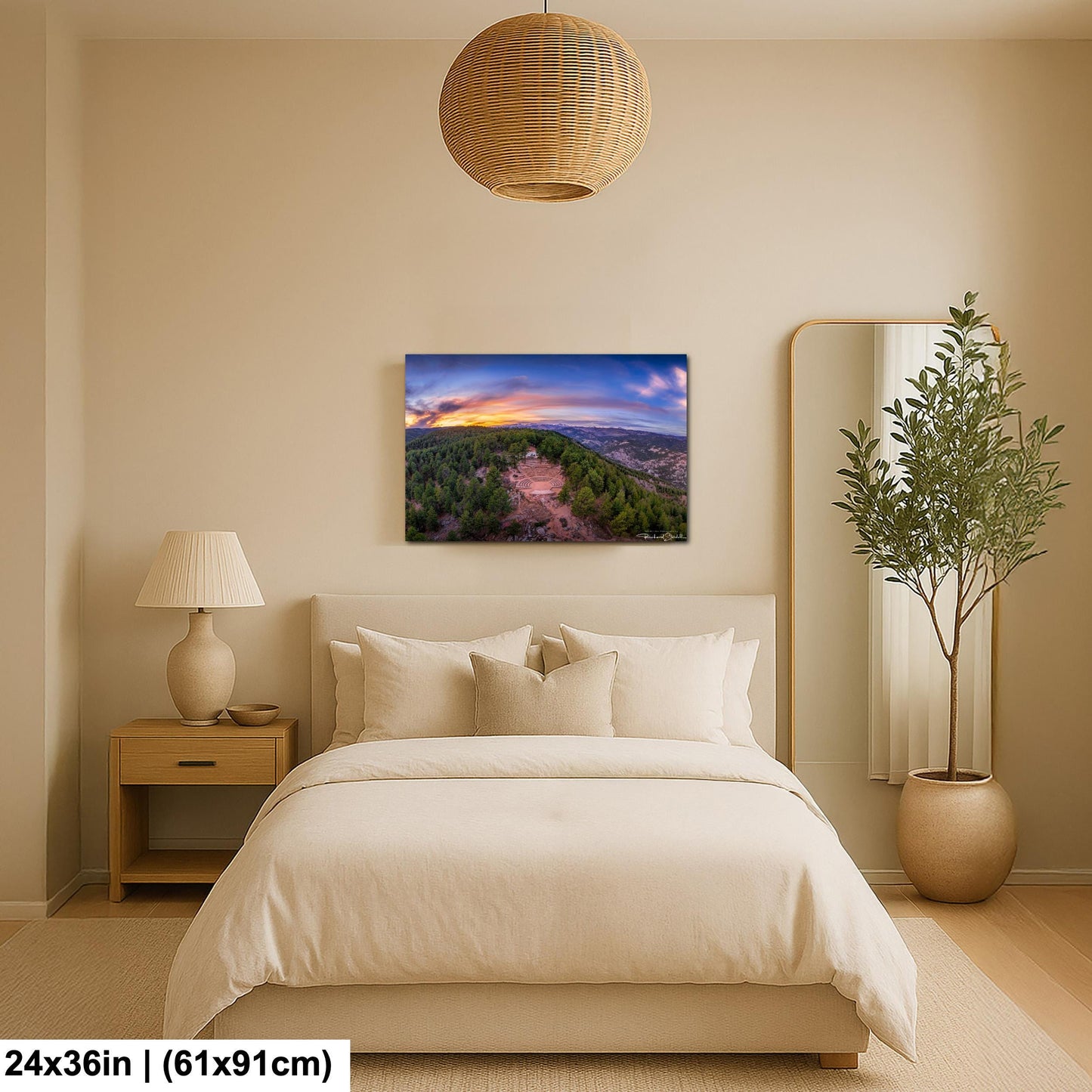 Boulder Sunrise Amphitheater Print: (Canvas, Metal or Acrylic)