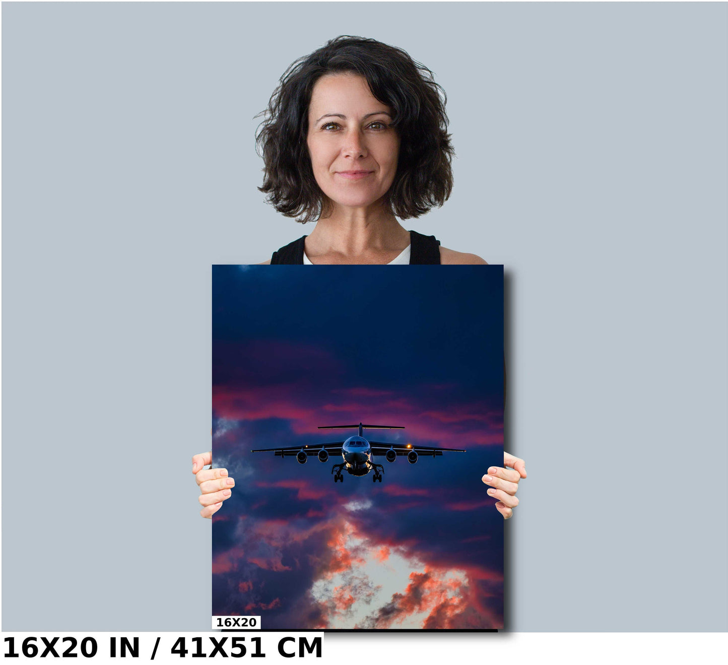 Air Tanker Wall Art – Large Firefighter Decor | Aviation Canvas Print Gift