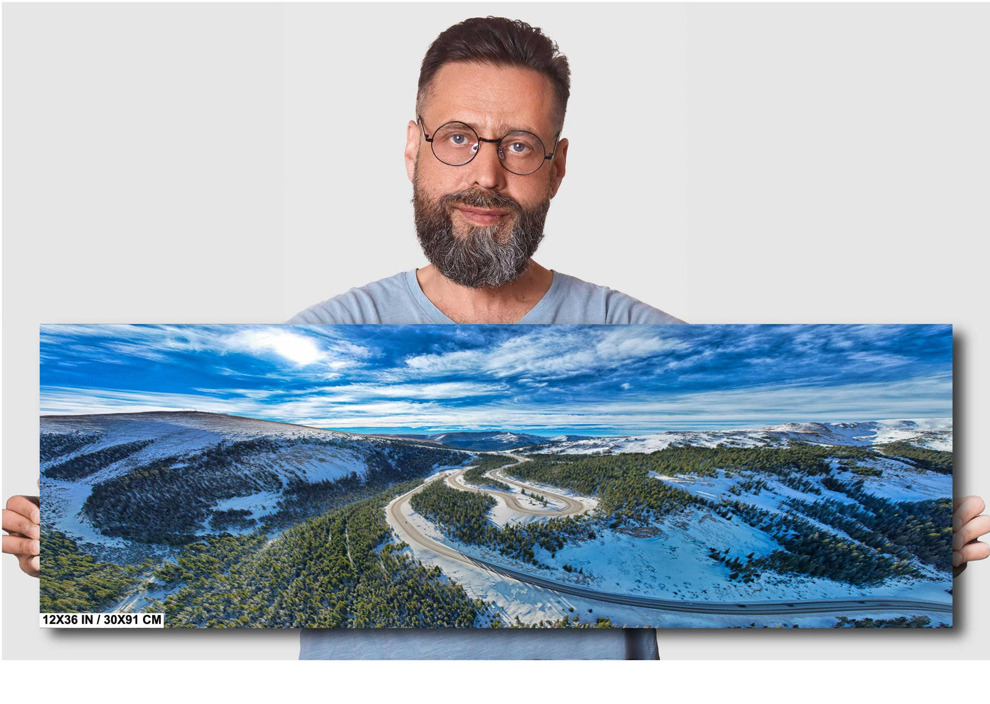 Berthoud Pass Wall Art - Scenic Colorado Mountain Print | Winter Landscape Photo Canvas