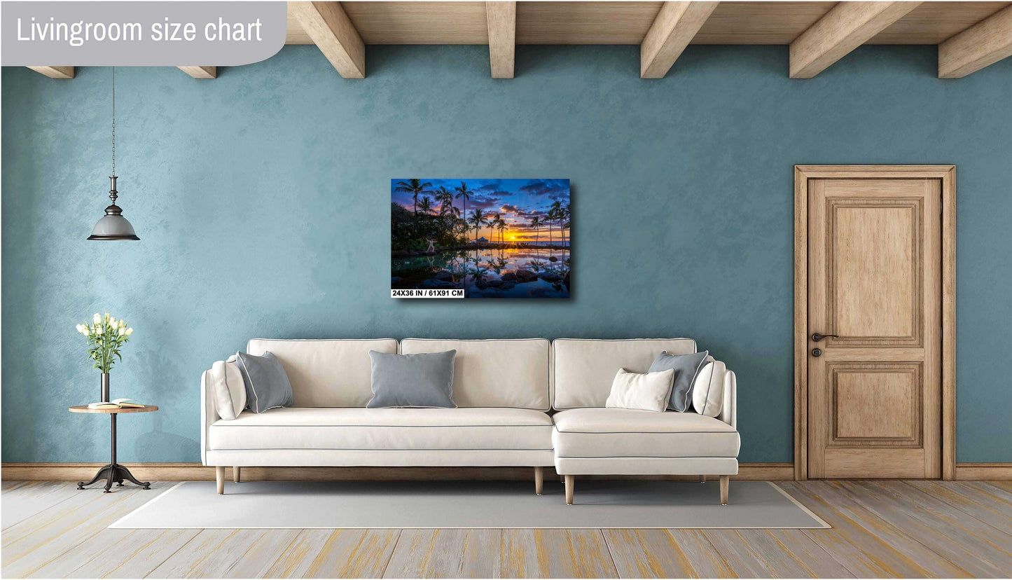 Maui Sunset Photo Print - Hawaii Wall Art | Ready To Hang Canvas & Metal Decor