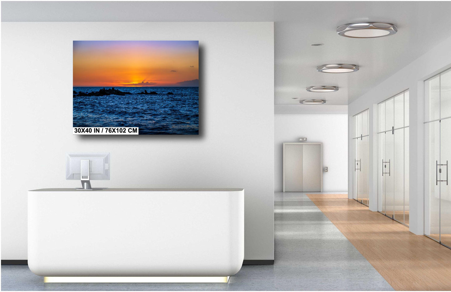 Maui Sunset Photo Print - Tropical Ocean Landscape | Hawaii Beach Wall Decor