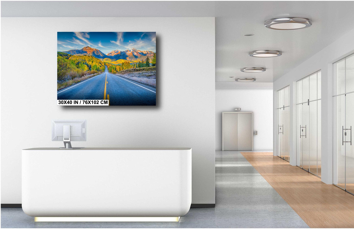 Colorado Mountain Wall Art – San Juan Mountains Photo on Ready to Hang Canvas