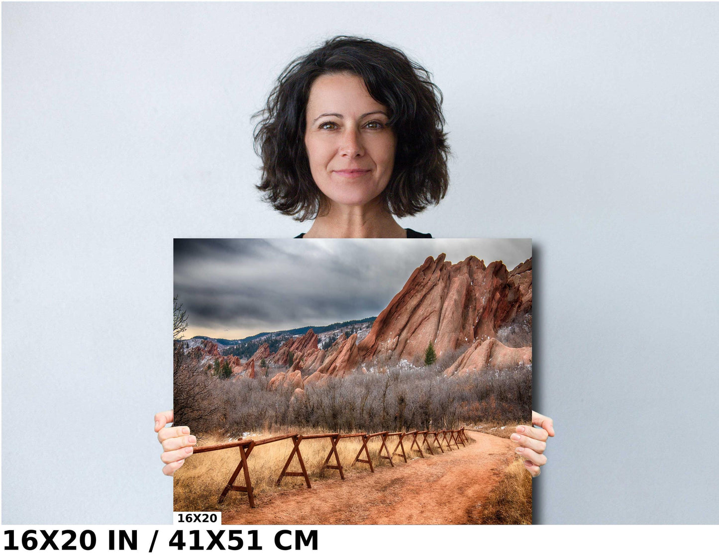 Colorado Rocks Wall Art Canvas Print - Denver Landscape Photo Metal Print Home Decor