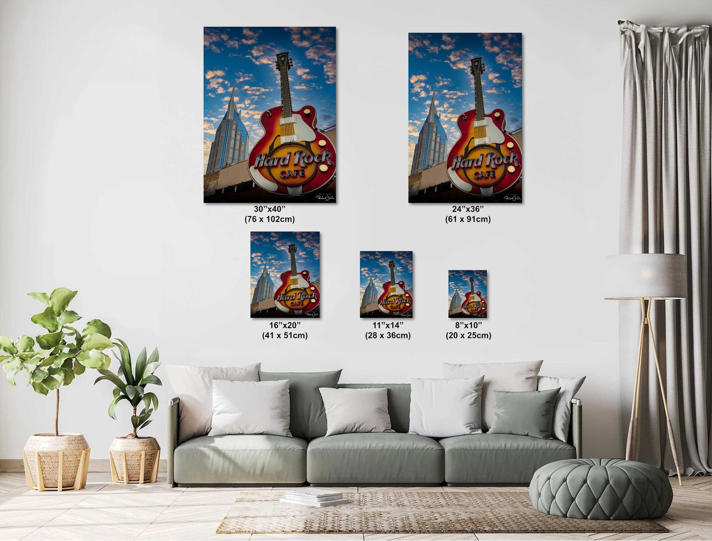 Nashville Wall Art Print - Downtown Skyline Poster | Music City Photography