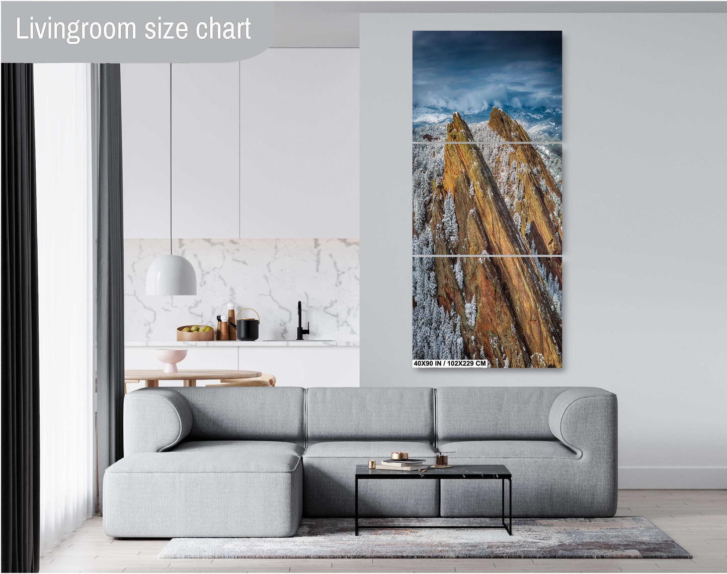 Boulder Flatirons Wall Art – Colorado Mountain Decor | Ready To Hang Canvas & Metal Print