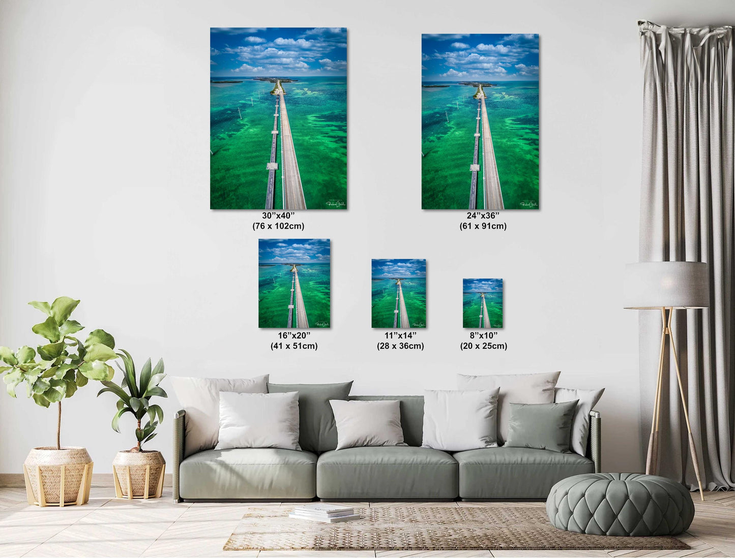 Islamorada Wall Art – US 1 Photo Art | Nautical Canvas Print & Metal Photo Print