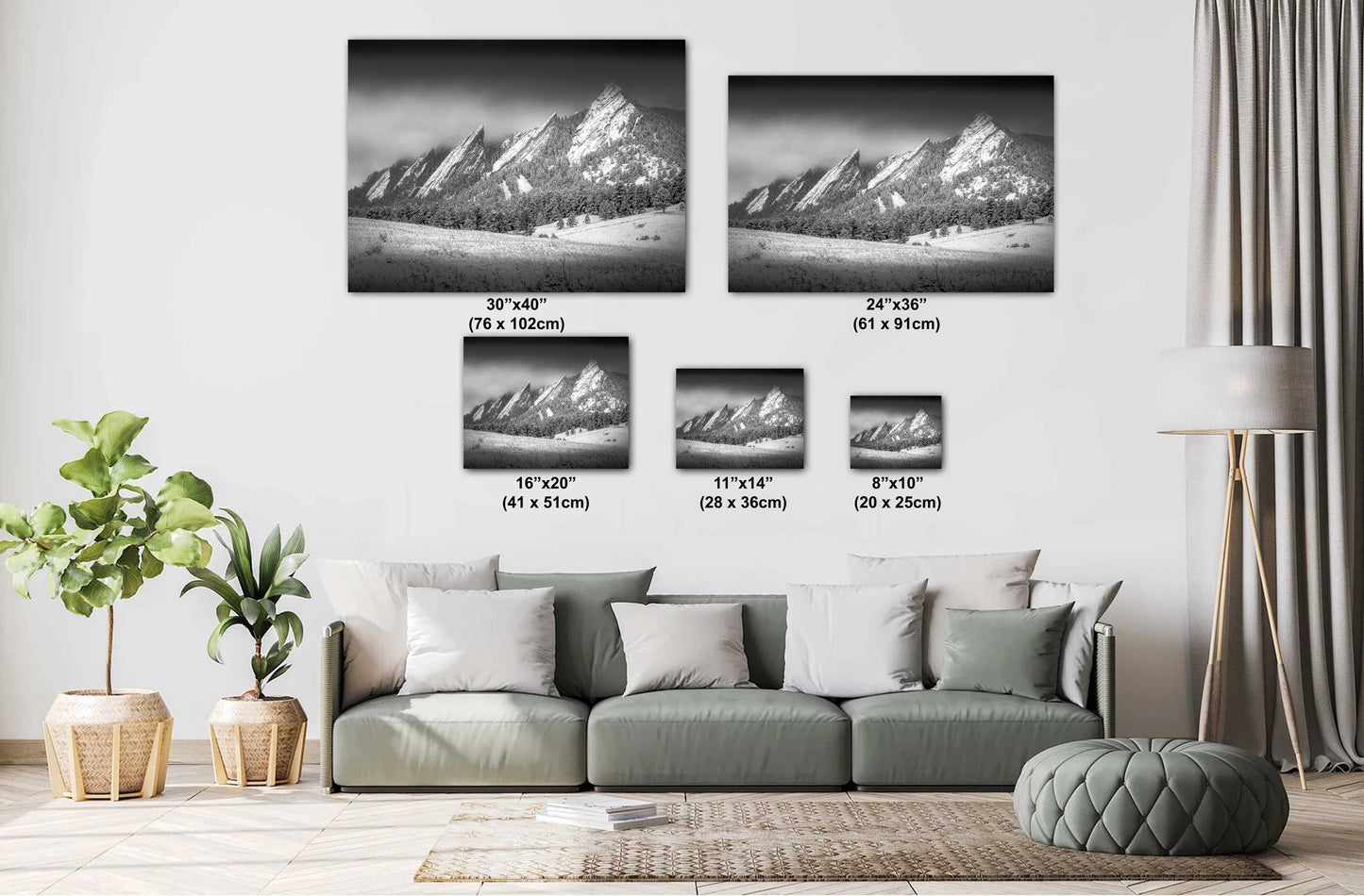 Boulder Flatirons Print - Colorado Wall Art | Ready To Hang Canvas & Metal Photo