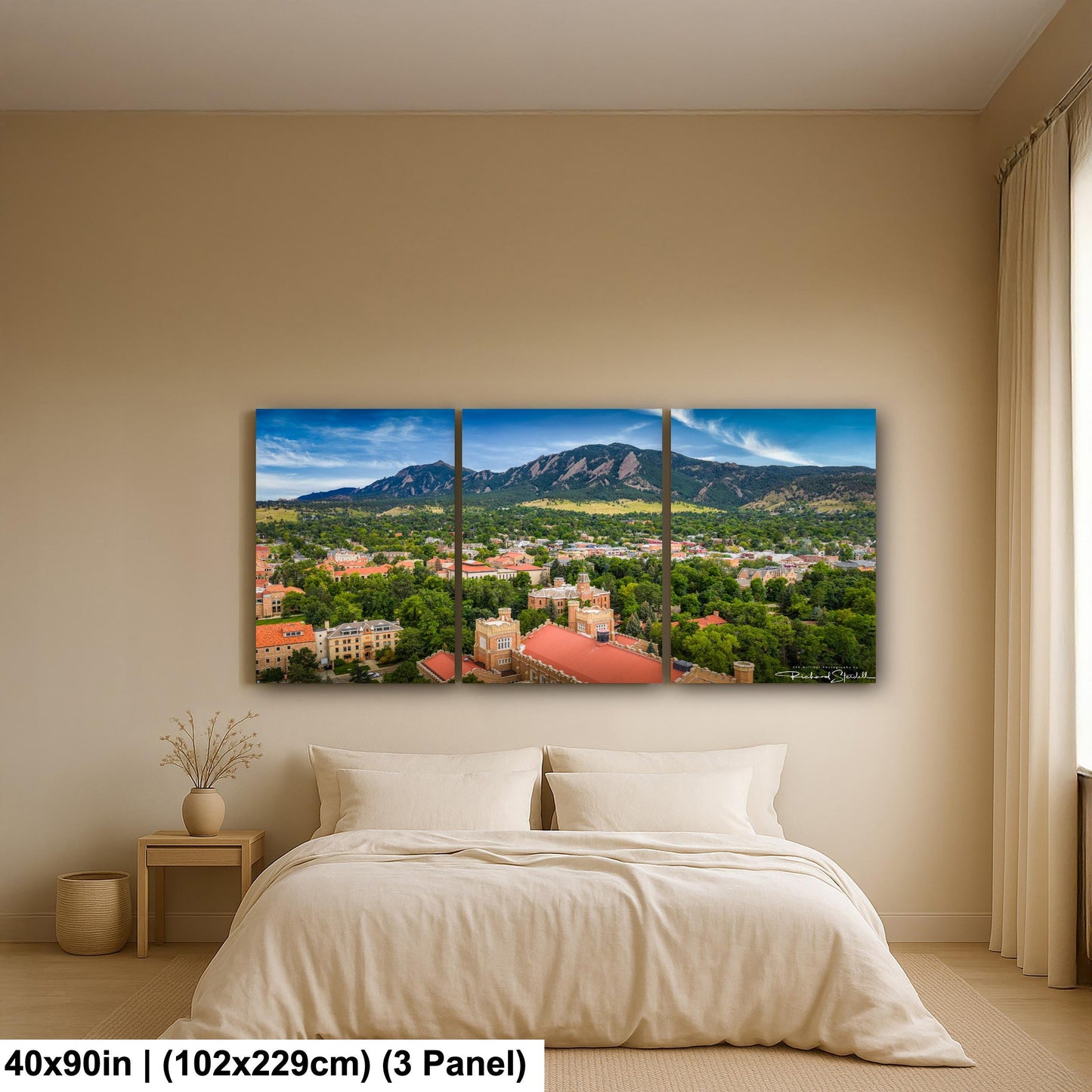 CU Boulder Wall Art – Flatirons Colorado Print | Ready To Hang Canvas