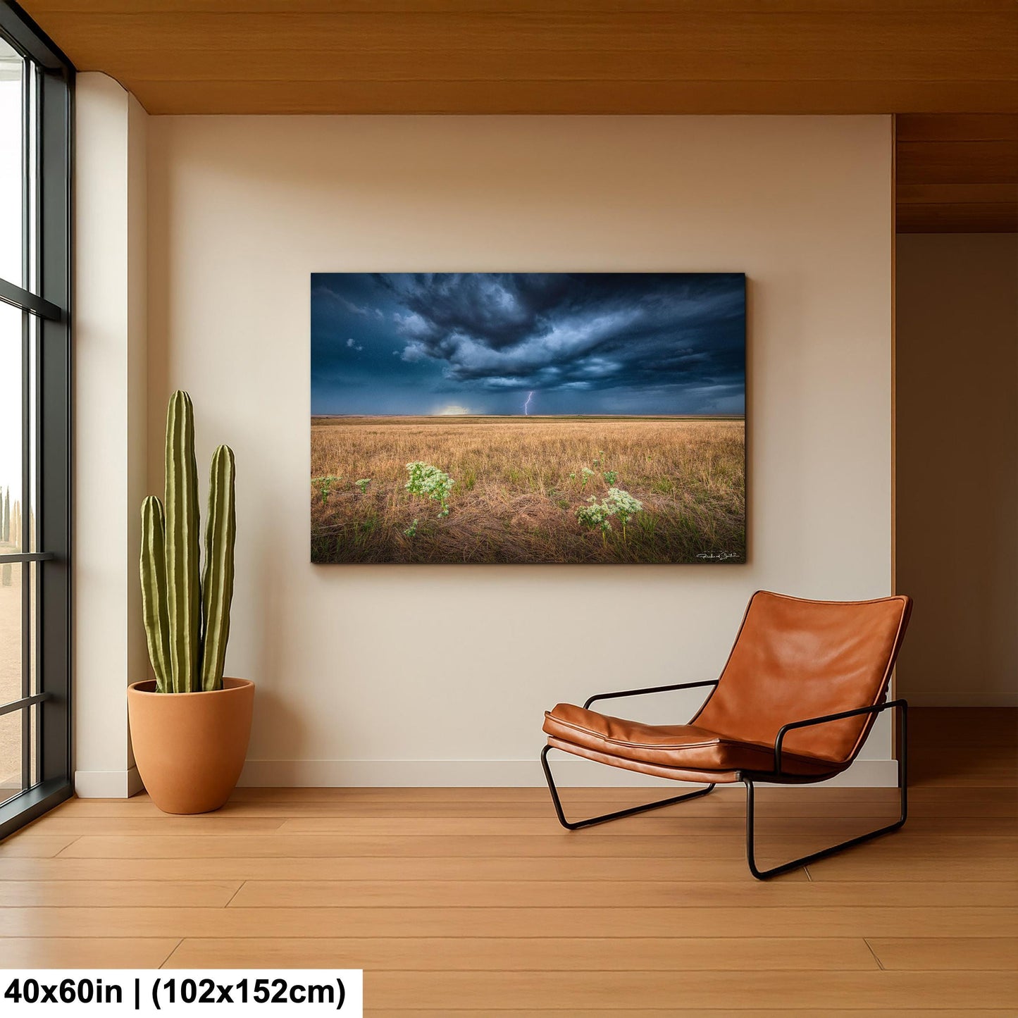 Thunderstorm Wall Art: Colorado Lightning - Ready to Hang