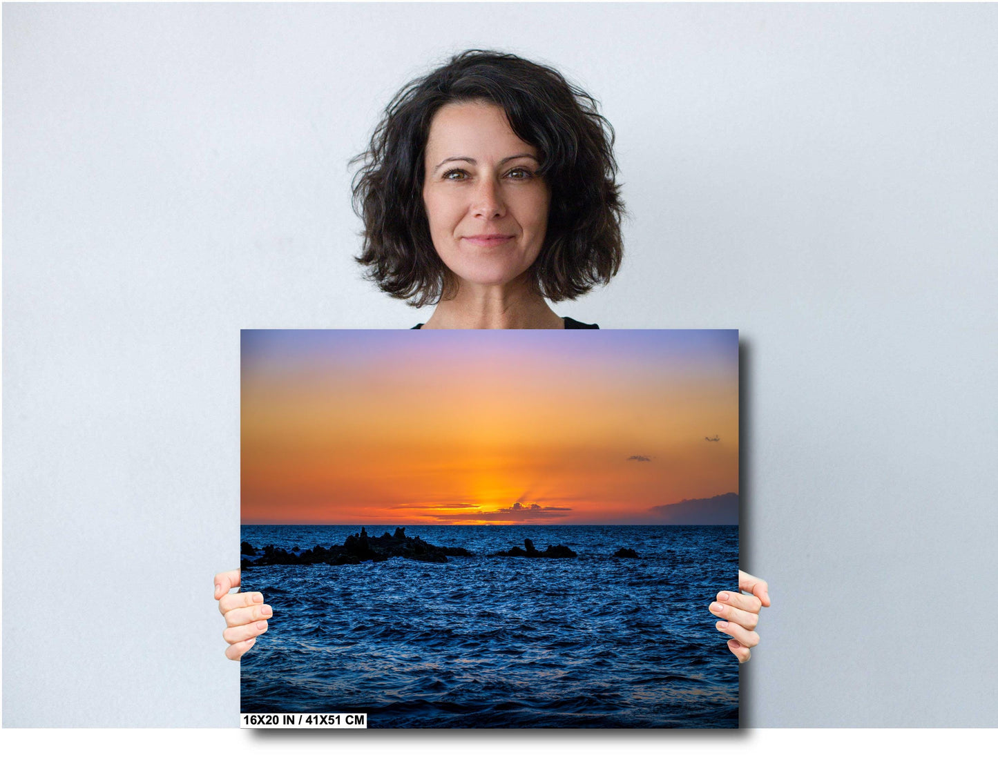 Maui Sunset Photo Print - Tropical Ocean Landscape | Hawaii Beach Wall Decor