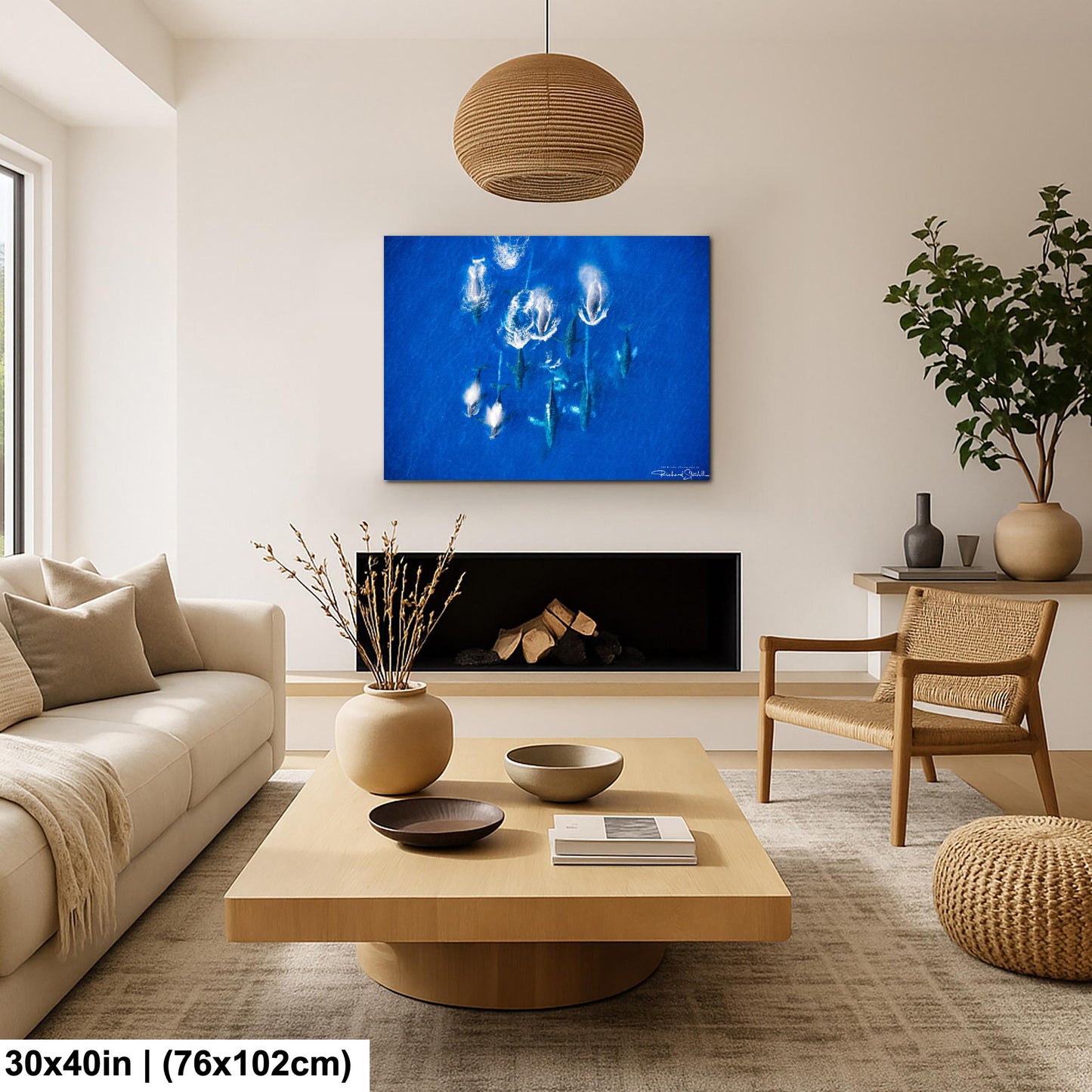 Humpback Whale Wall Art – Ocean Animal Print | Ready To Hang Canvas & Metal