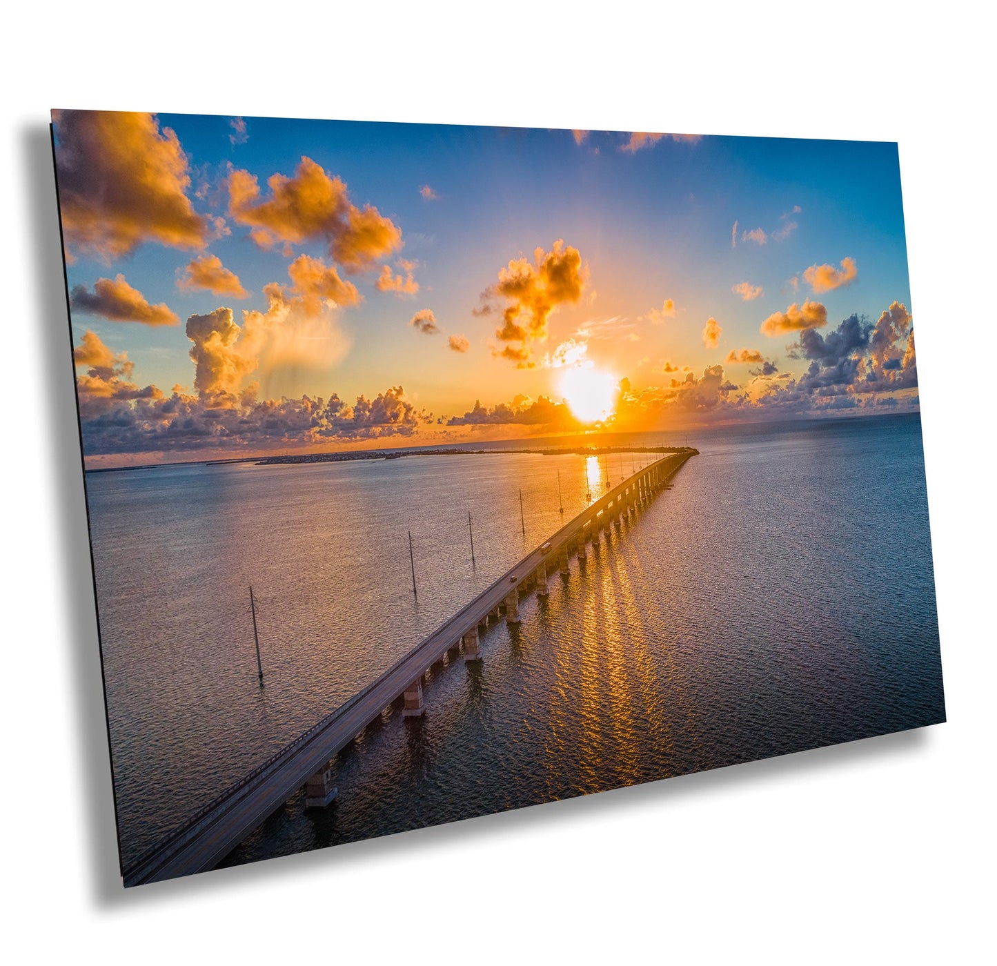 Florida Keys Wall Art - Tropical Aerial Landscape Print | Ready to Hang Canvas