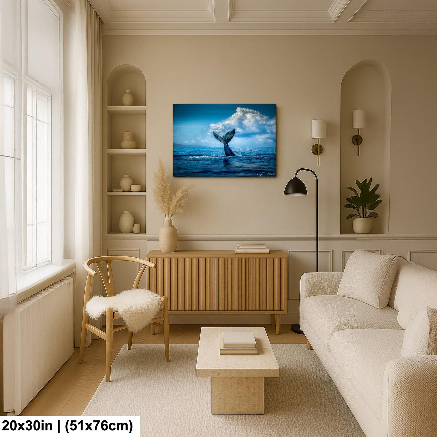 Humpback Whale Wall Art – Ocean Photo Print | Premium Photo Paper Decor