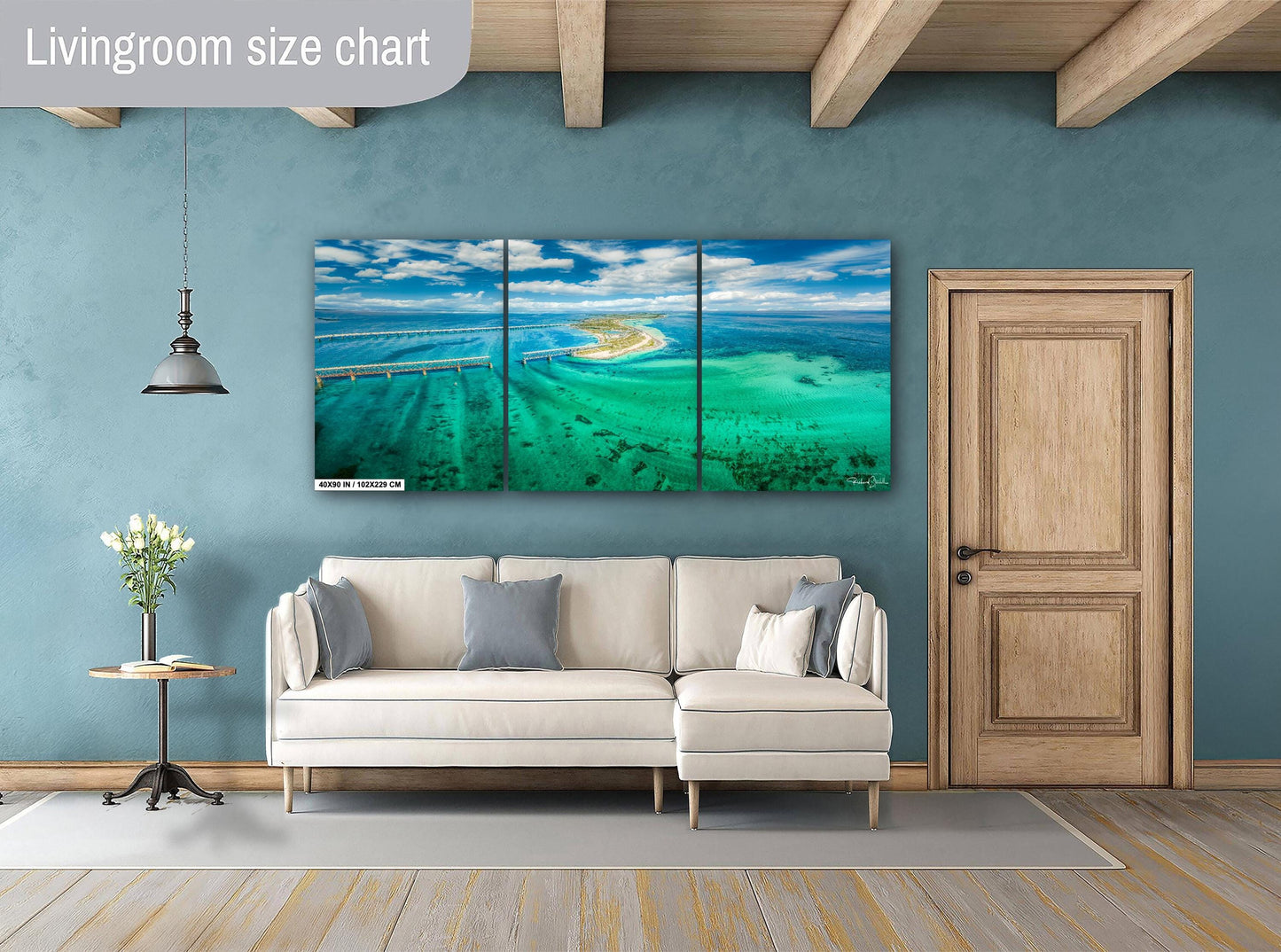 Bahia Honda Wall Art – Florida Keys Decor | Nautical Canvas Print & Metal Photo