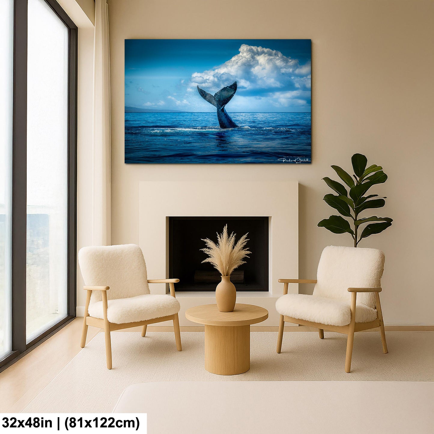 Humpback Whale Wall Art – Ocean Photo Print | Premium Photo Paper Decor