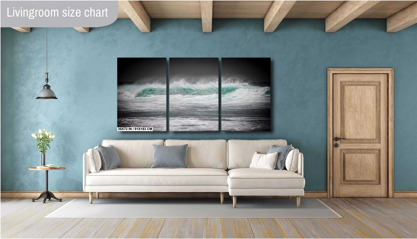 Maui Surf Wall Art – Vivid Ocean Wave Photography | Coastal Home Art Print