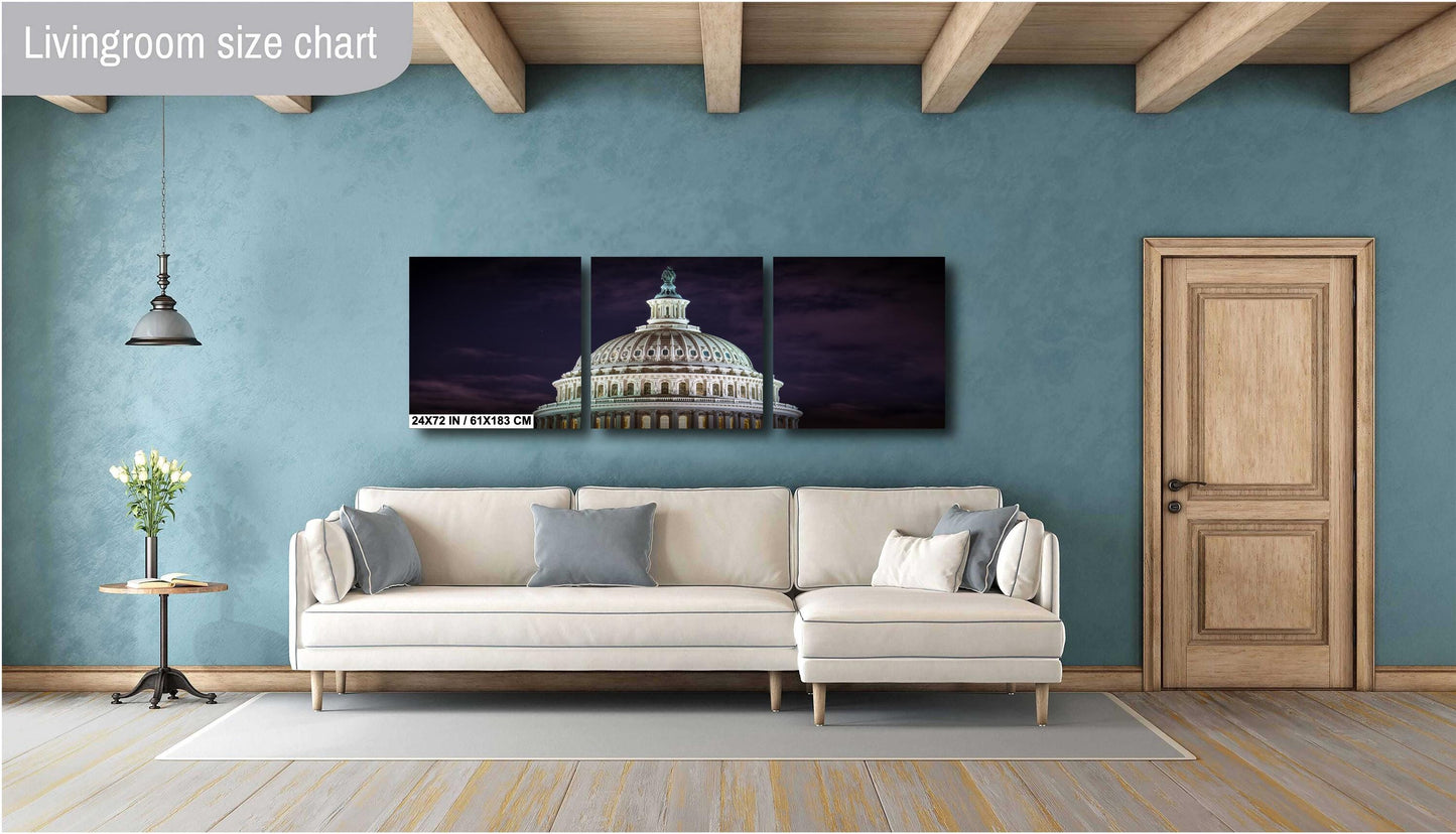 U.S. Capitol Wall Art – Washington D.C. Decor | Ready to Hang Canvas & Metal Print