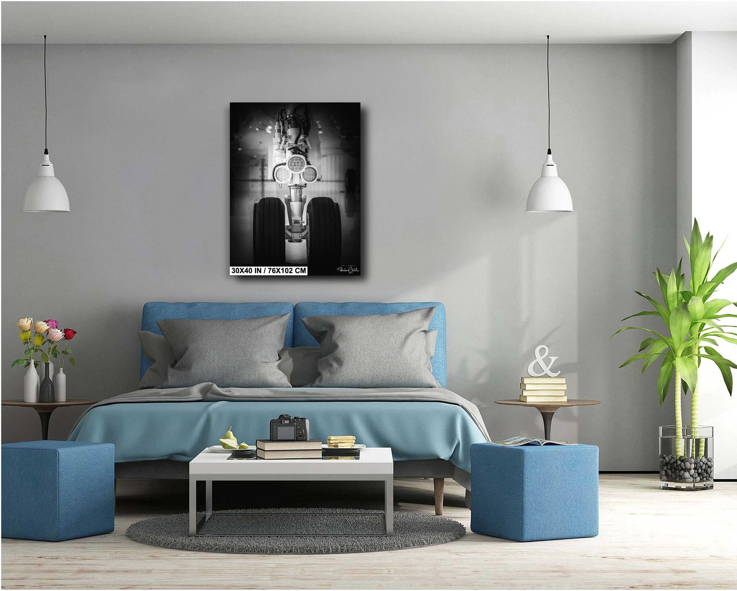 Gulfstream Jet Wall Art – Luxury Aircraft Print | Modern Aviation Decor