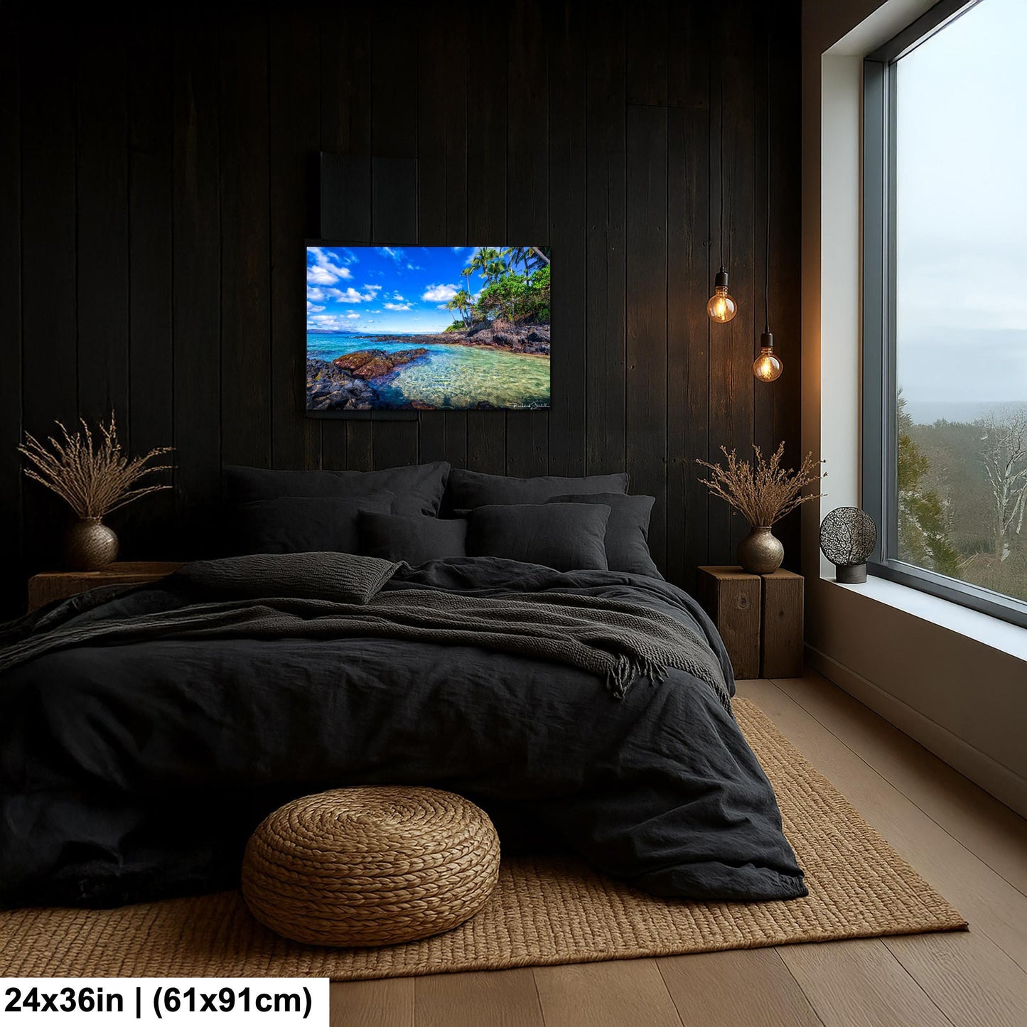 Maui Secret Beach Print - Premium Ocean Wall Decor | Sunrise Photo Art