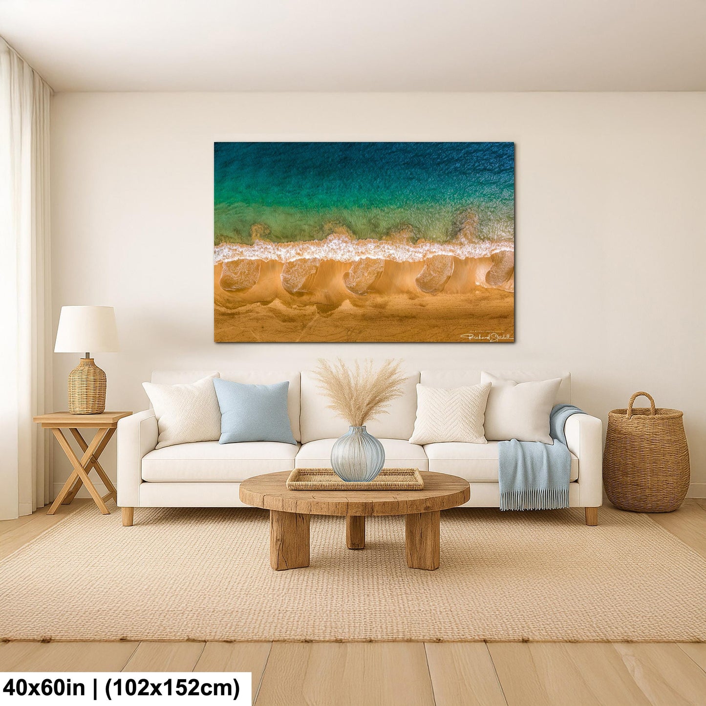 Ocean Wave Photography: Coastal Wall Art (Canvas or Metal Prints)