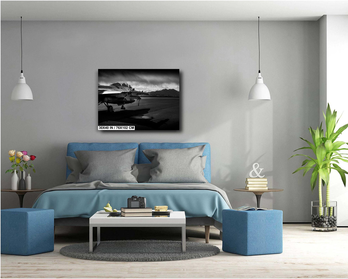 F-16 MIG Killer Wall Art – Fighter Jet Decor | Military Aircraft Art Canvas