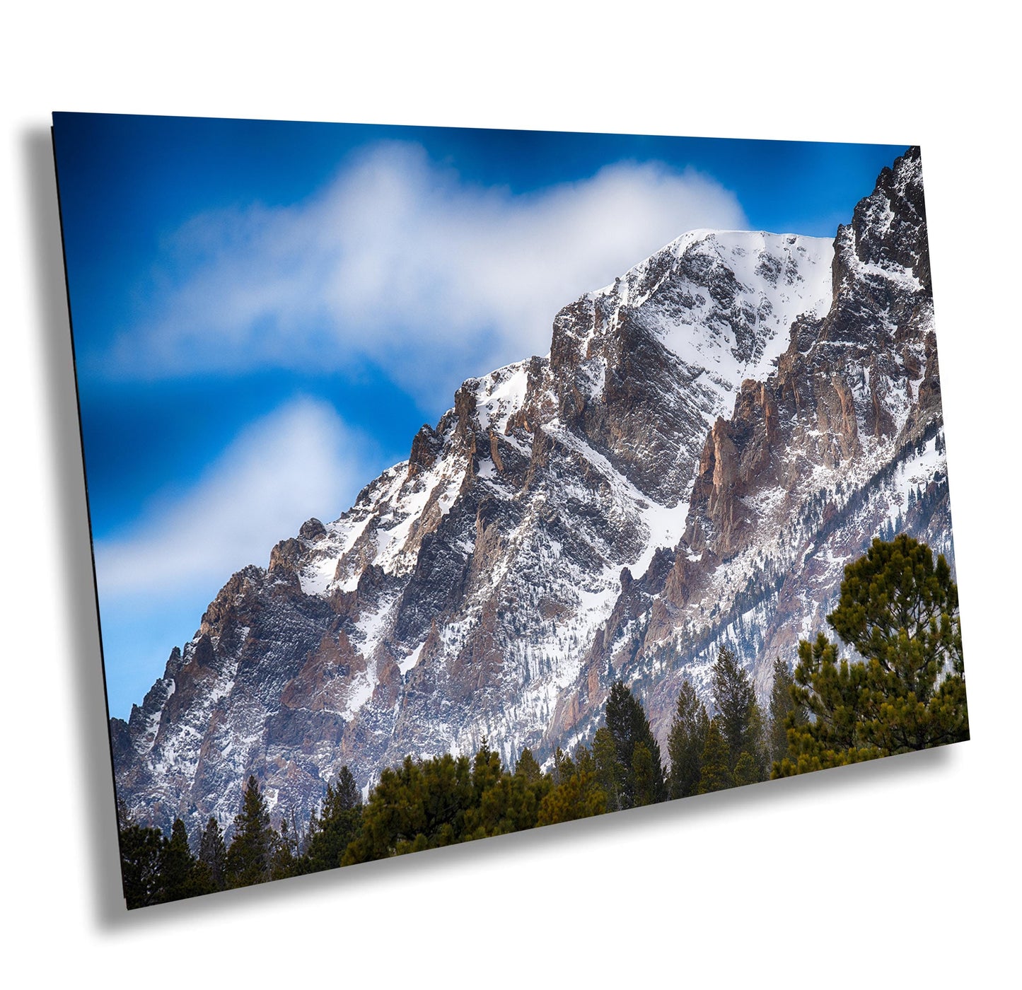 Mountain Canvas Wall Art - Scenic Rocky Mountain Decor | Durable Landscape Canvas Art