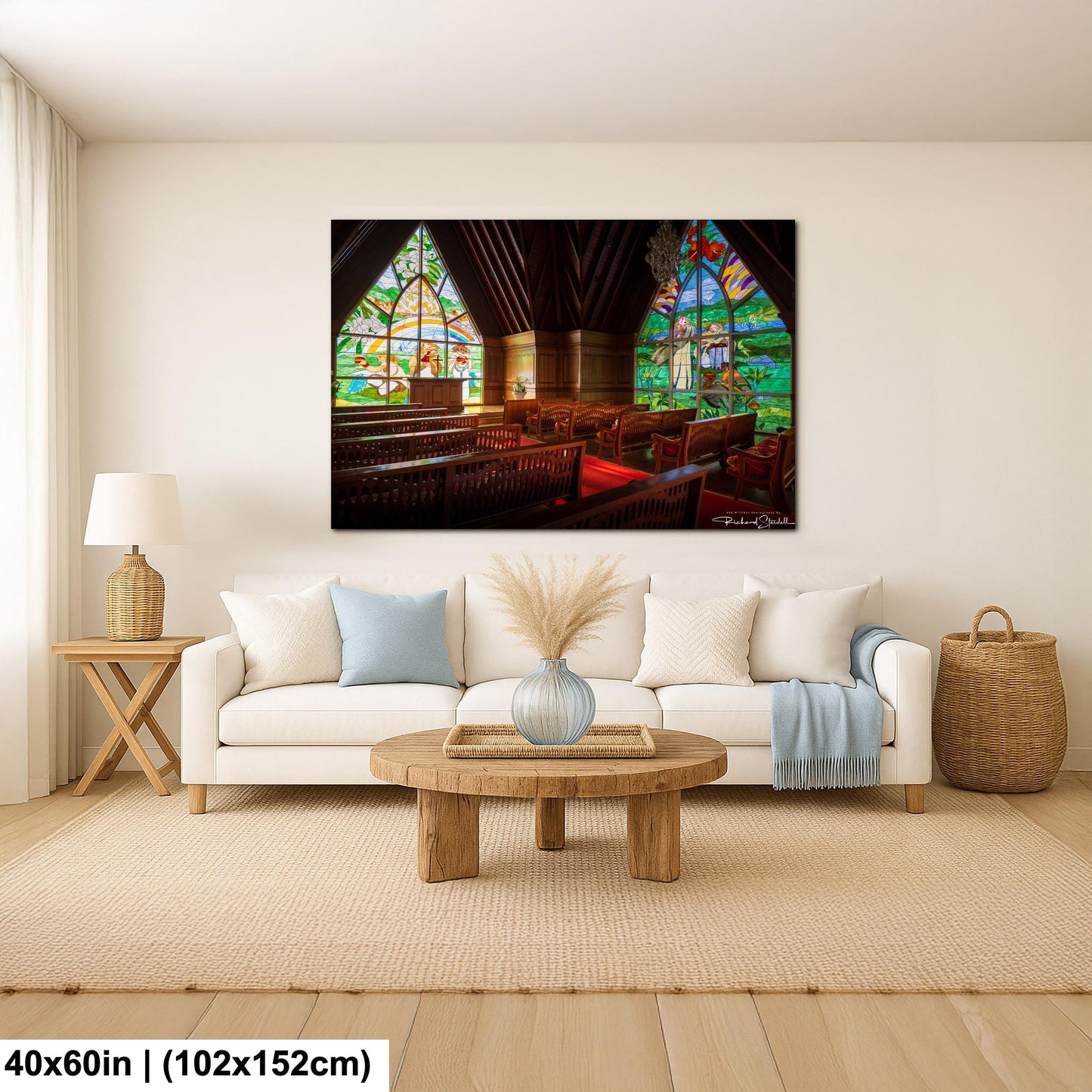 Wailea Chapel Maui Print (Ready to Hang or Paper)