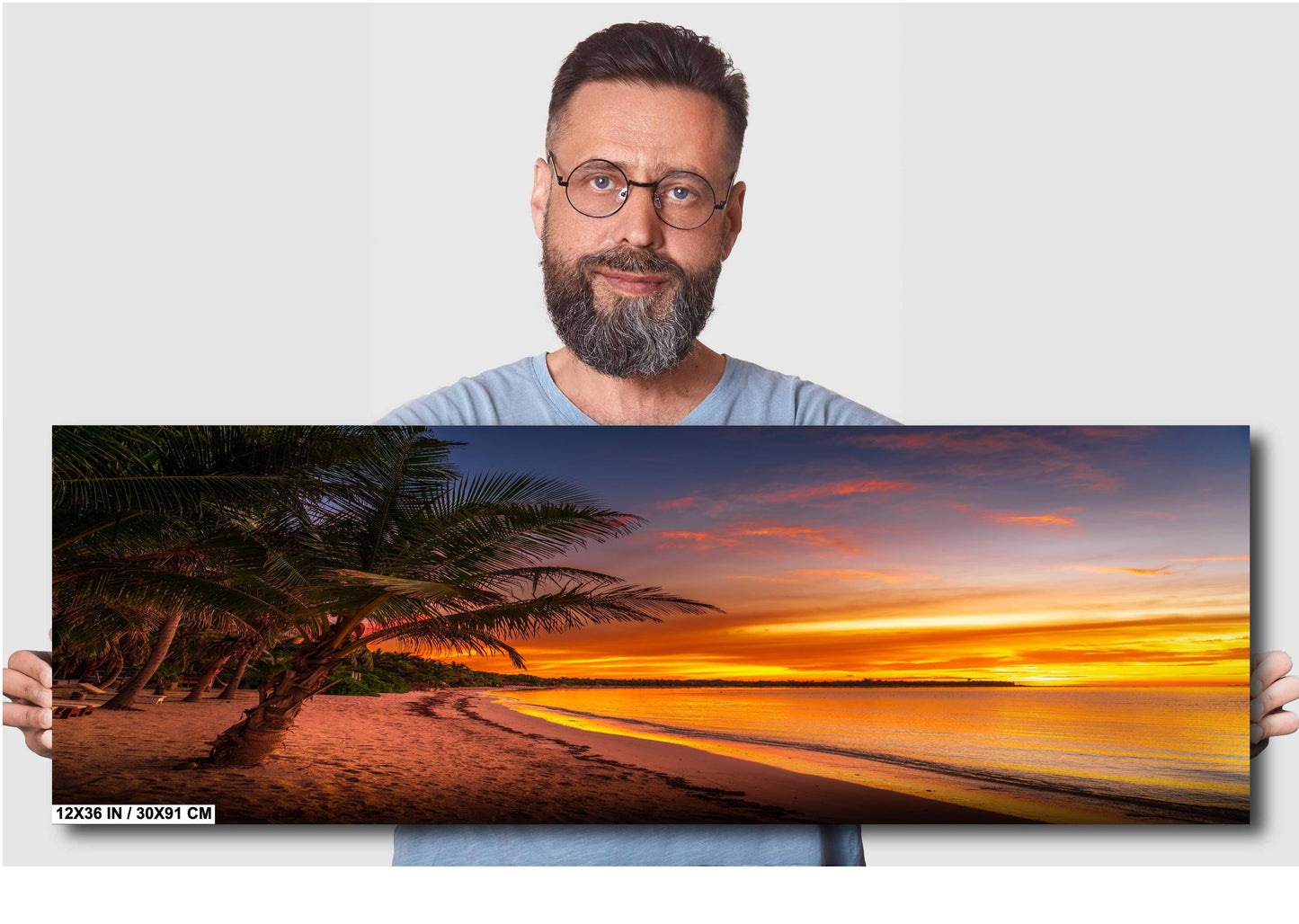 Tulum Wall Art - Vibrant Beach Wall Art | Coastal Home Decor | Large Canvas Print