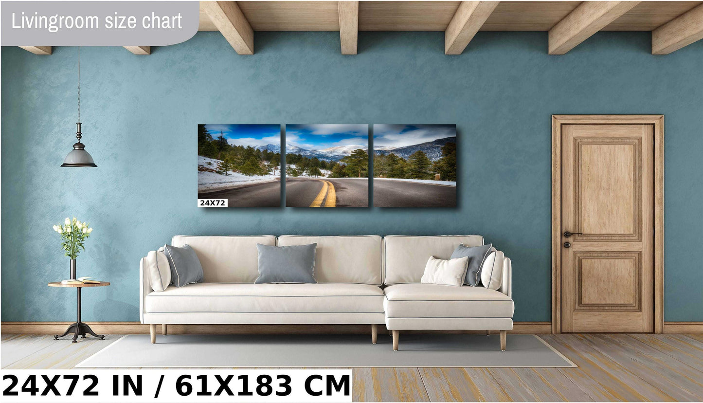 Rocky Mountains Wall Art - Mountain Landscape Canvas | Nature Photography Print