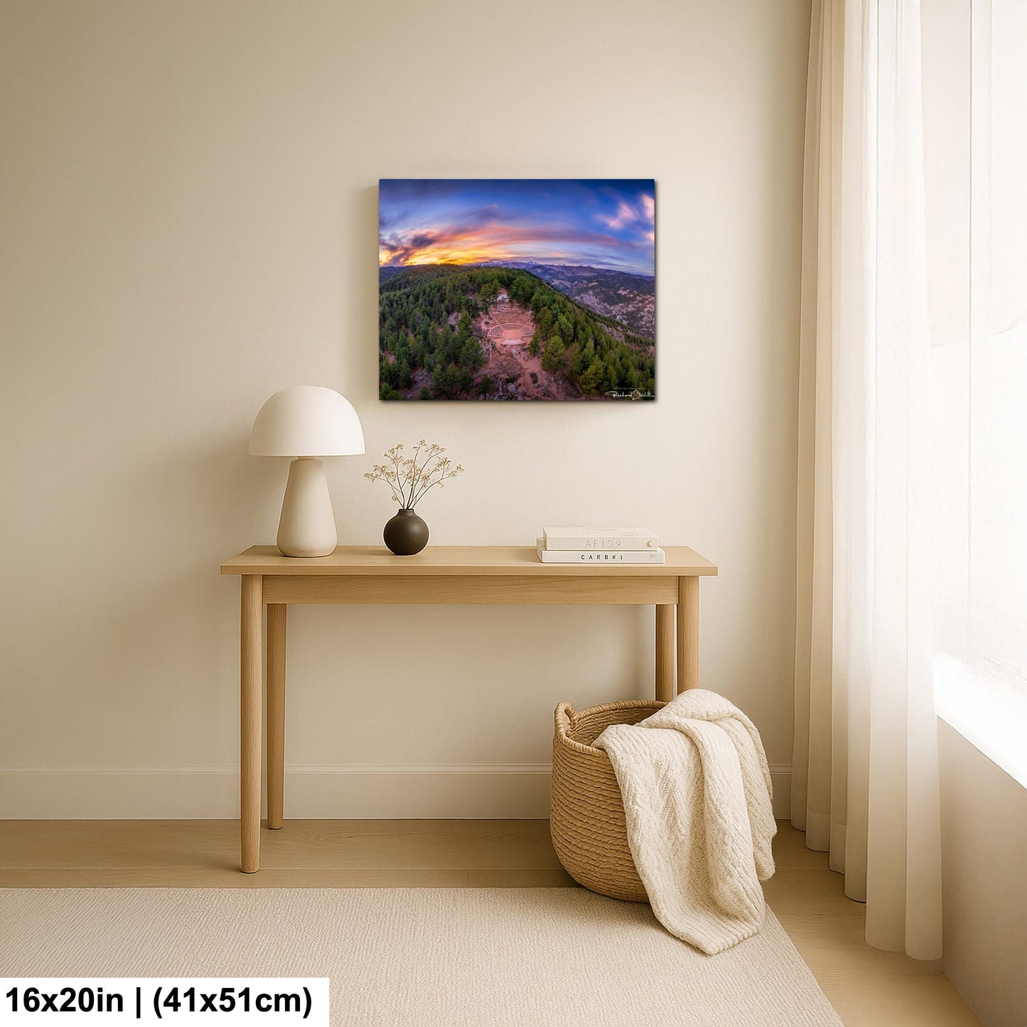 Boulder Sunrise Amphitheater Print: (Canvas, Metal or Acrylic)