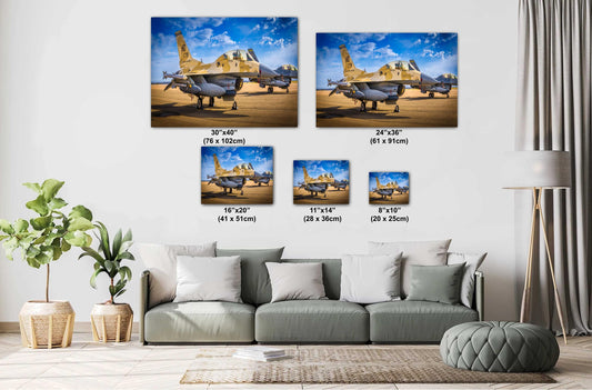 F-16 MIG Killer Wall Art - Fighter Jet Decor | Military Aircraft Canvas Print