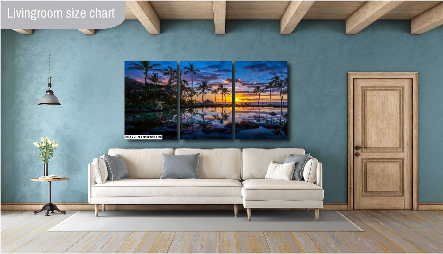 Maui Sunset Photo Print - Hawaii Wall Art | Ready To Hang Canvas & Metal Decor