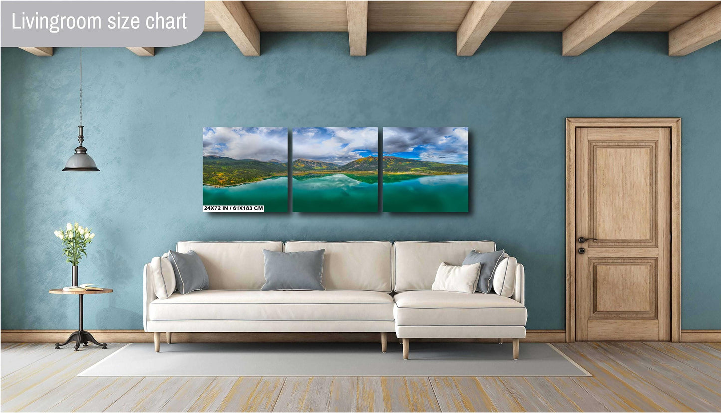 Twin Lakes Wall Art - Colorado Wall Decor | Mountain Canvas Print | Ready To Hang