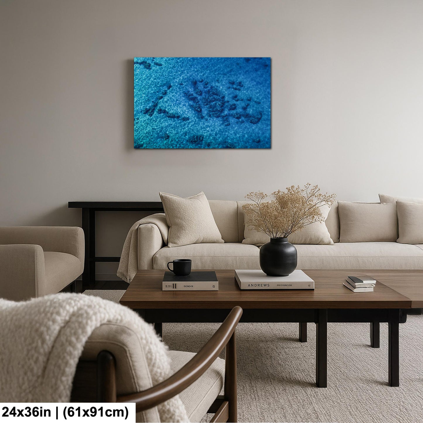 Ocean Reef Photography – Vibrant Coastal Art | Aerial Beach View Print