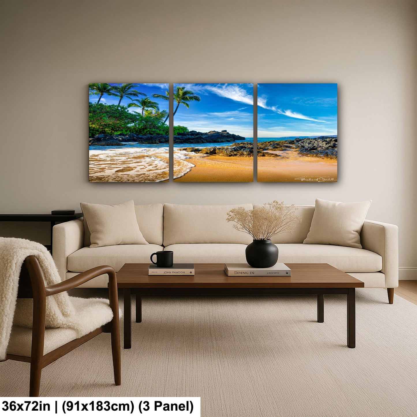 Maui Secret Beach Photo Print - Sunrise Ocean Wall Art on Premium Paper