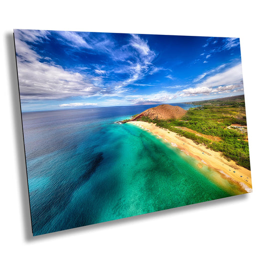 Maui Wall Art - Big Beach Canvas & Metal Wall Decor | Tropical Landscape Print