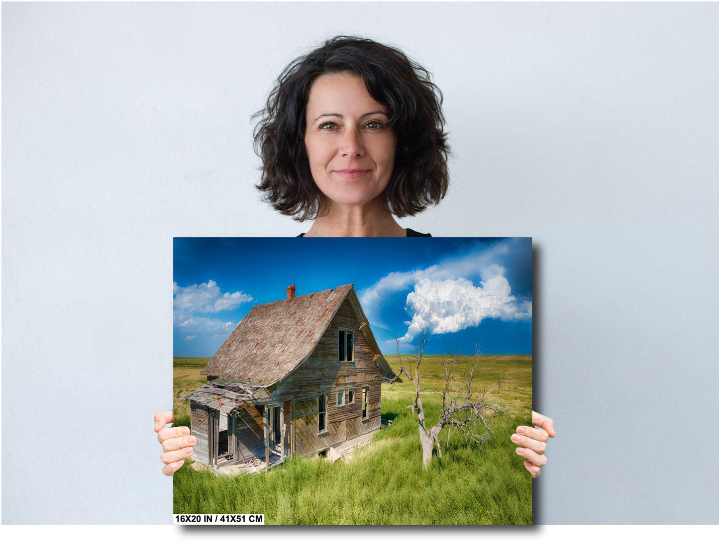 Abandoned Farmhouse Print - Rustic Barn Decor | Ready To Hang Canvas Wall Art