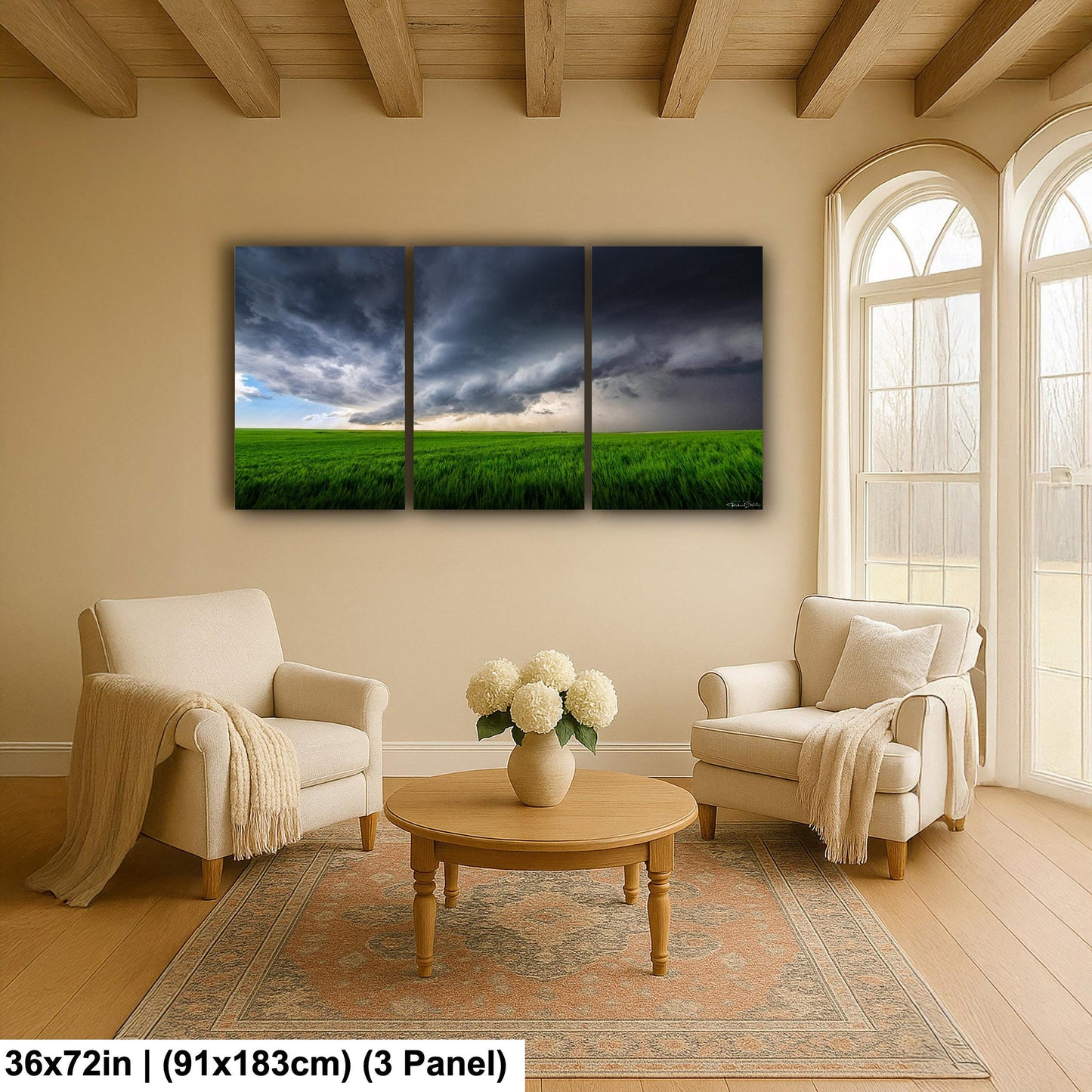 Supercell Storm Photo Print, Dramatic Clouds (Multiple Sizes)
