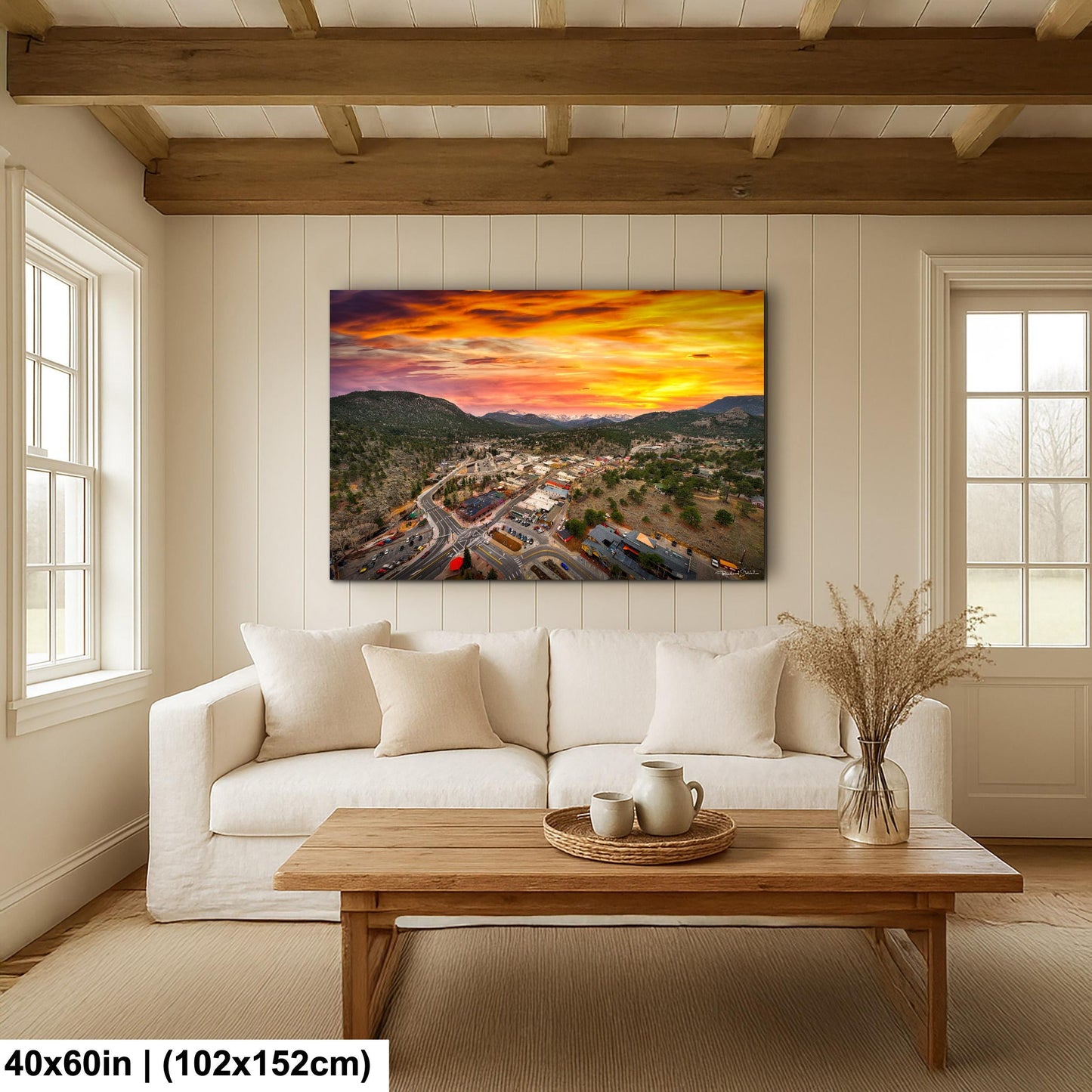 Rocky Mountain Wall Art - Estes Park Print | Premium Photo Paper & Canvas