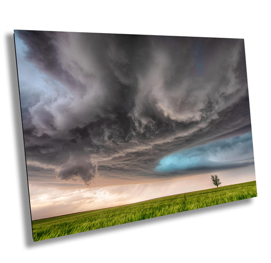 Supercell Thunderstorm Print - Colorado Wall Art | Rustic Home Decor Canvas