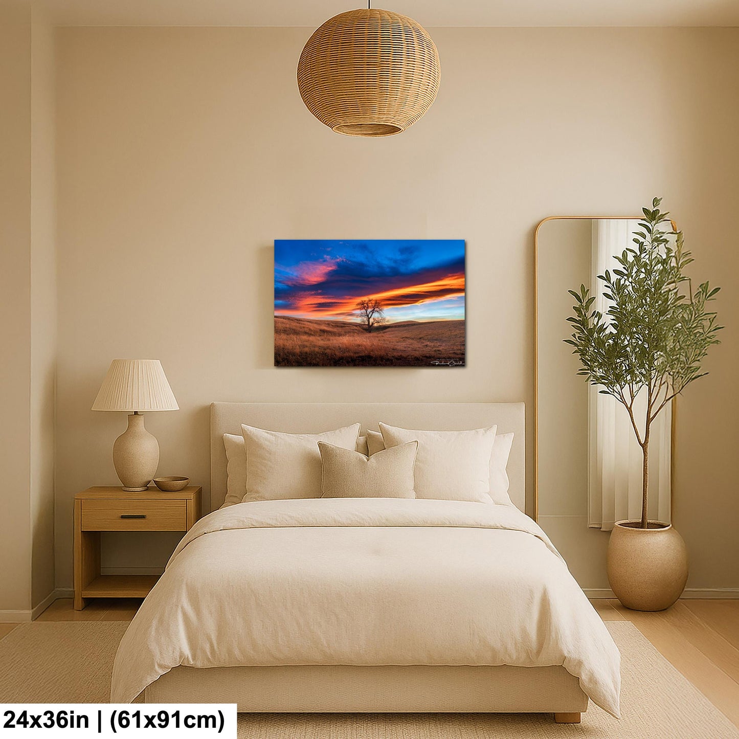 Colorado Sunset Photo Print – Western Landscape Art With Rustic Decor & Vivid Colors