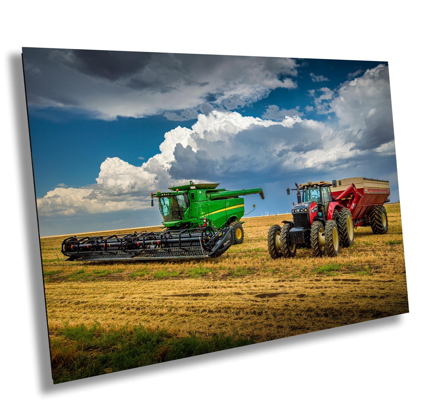 John Deere Tractor Art - Versatile Tractor Print | Rustic Country Decor Canvas
