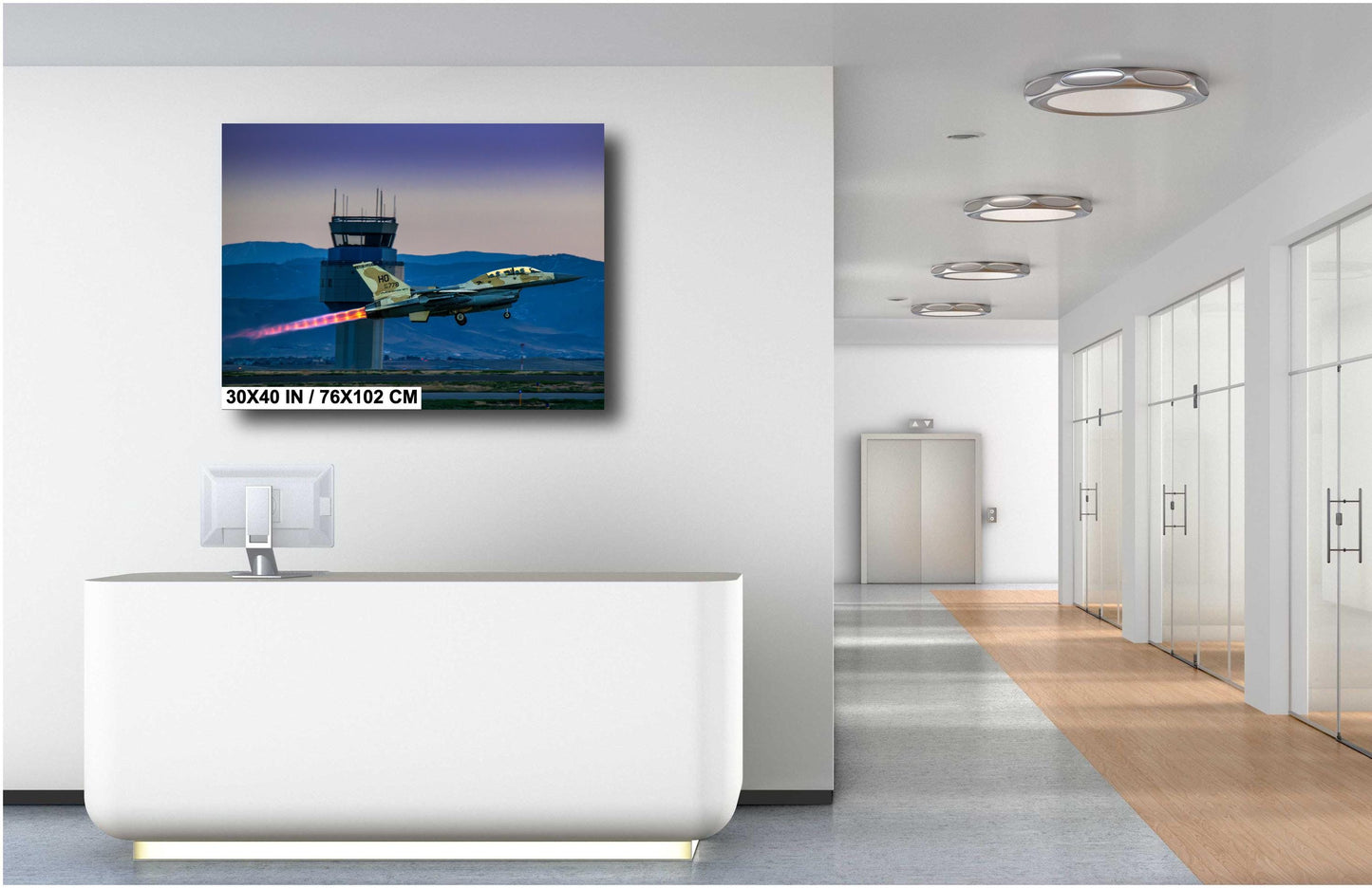 F-16 Wall Art – Fighter Jet Decor | Military Aircraft Art | Unique Home Artwork