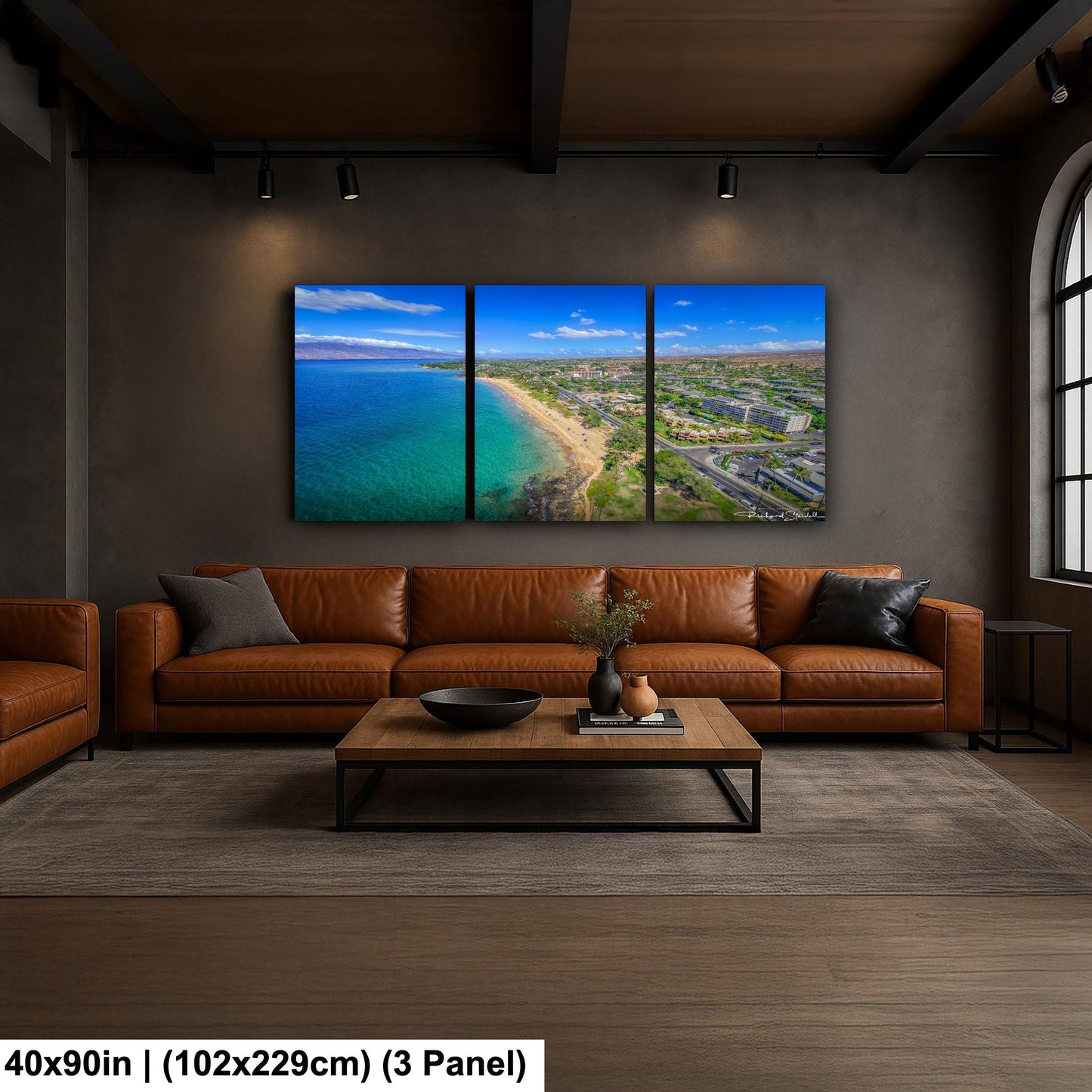 Tropical Ocean Wall Art - Maui Wall Decor | South Kihei Art Canvas Print