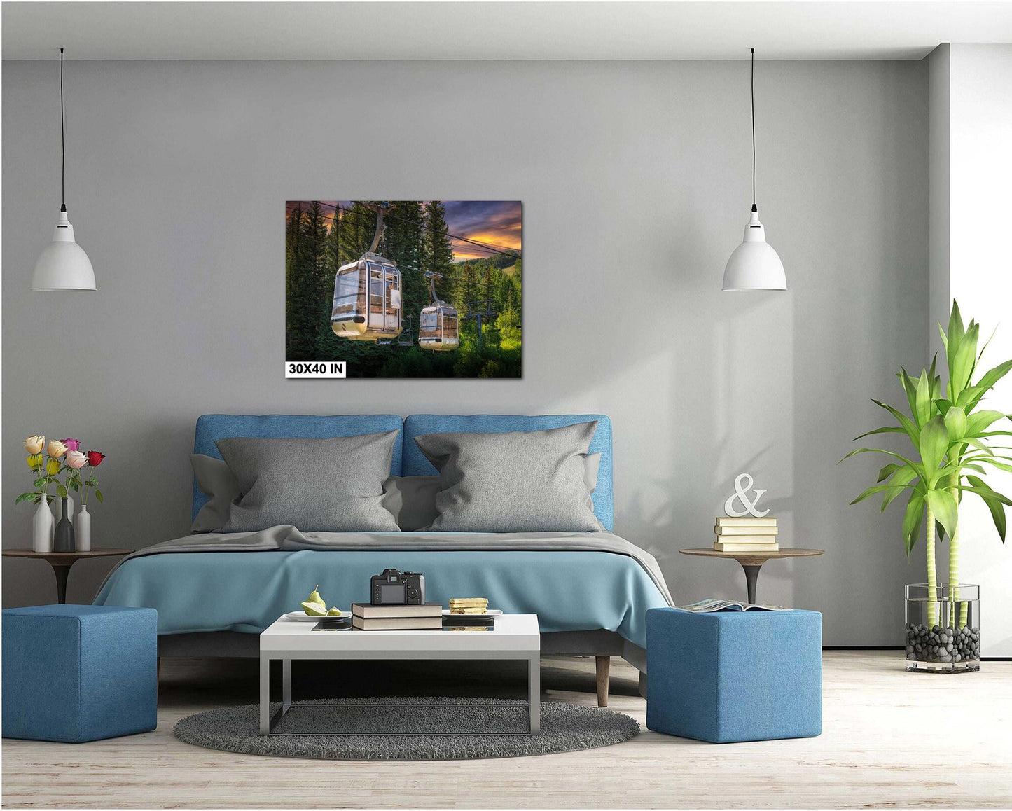 Vail Ski Lift Art - Canvas, Metal & Acrylic Wall Prints for Mountain Home Decor