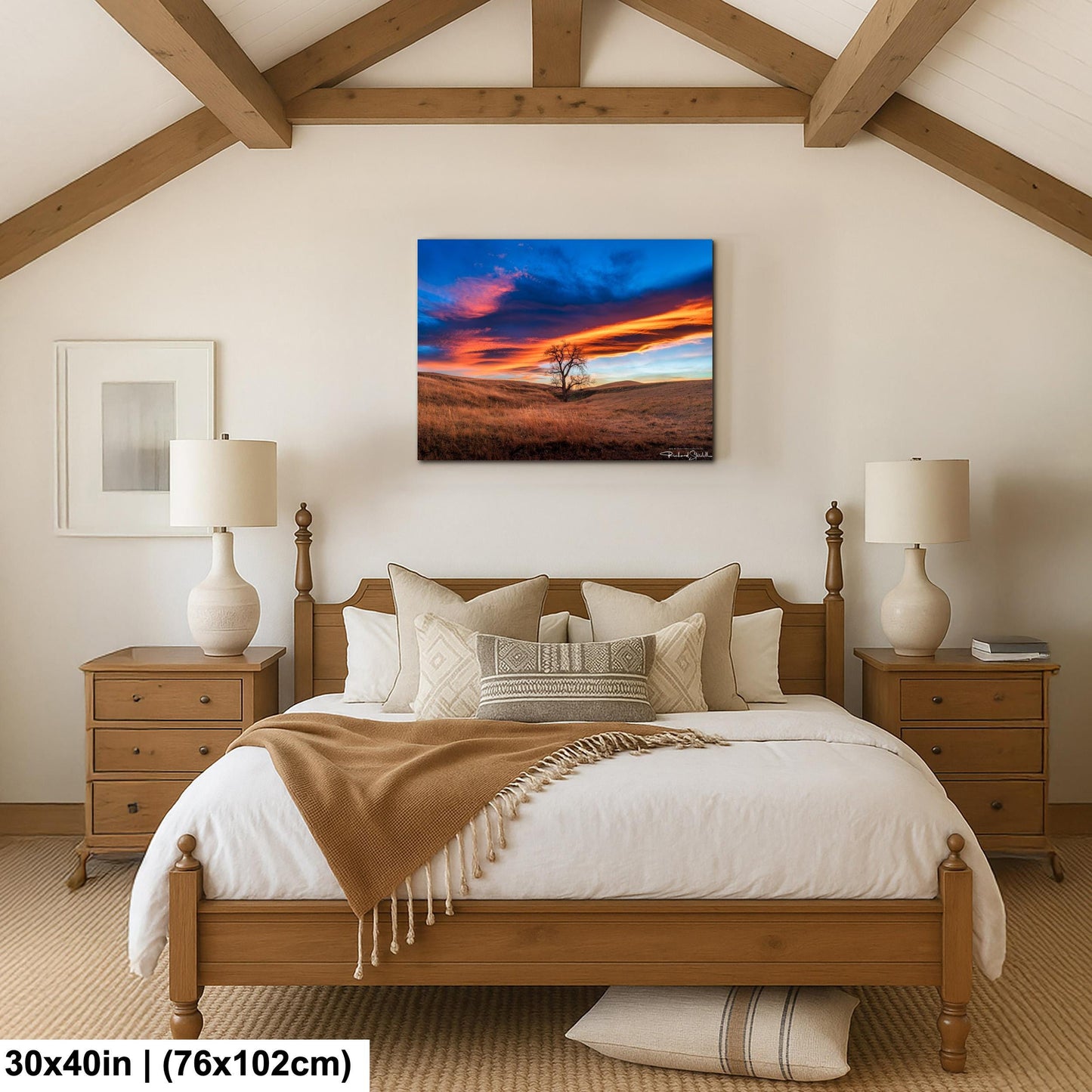 Colorado Sunset Photo Print – Western Landscape Art With Rustic Decor & Vivid Colors