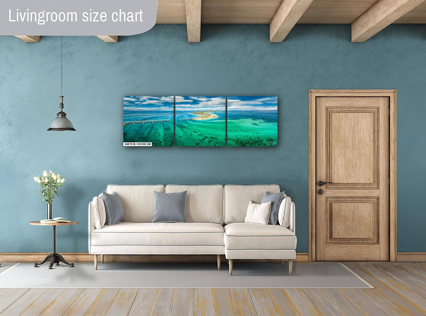 Bahia Honda Wall Art – Florida Keys Decor | Nautical Canvas Print & Metal Photo