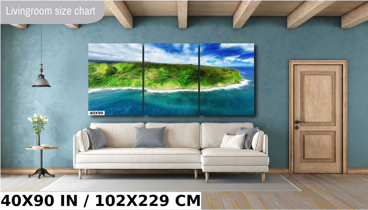 Maui Wall Art - Hawaiian Coastal Decor | Tropical Beach Print on Premium Photo Paper