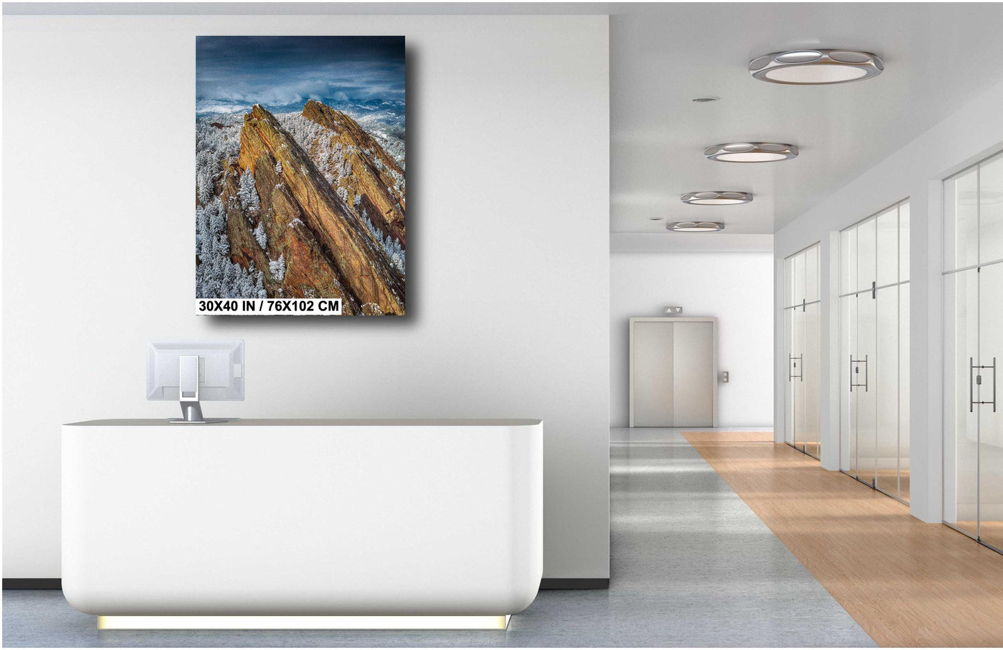Boulder Flatirons Wall Art – Colorado Mountain Decor | Ready To Hang Canvas & Metal Print